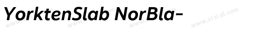 YorktenSlab NorBla字体转换